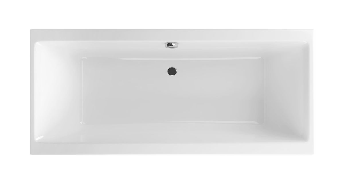 Excellent Pryzmat Rechteckige Badewanne 150x75.5 cm weiß WAEX.PRY15WH
