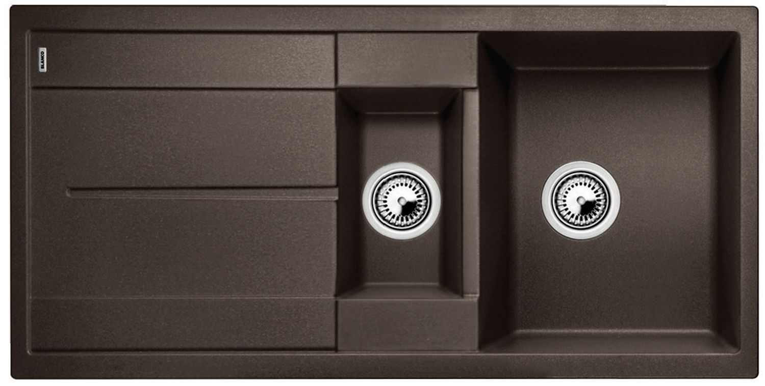 Blanco Metra 6 S Granitspüle 100x50 cm braun 515046