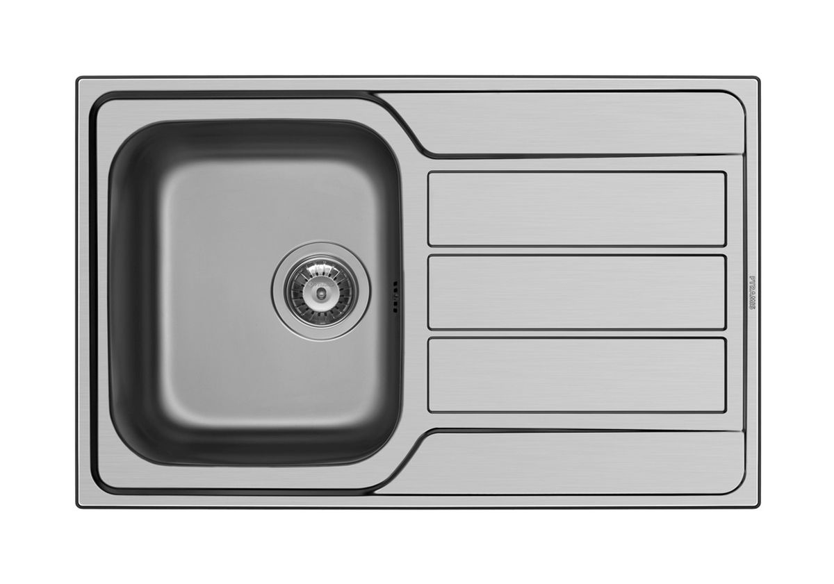 Pyramis Athena Stahlspüle 79x50 cm 100178701