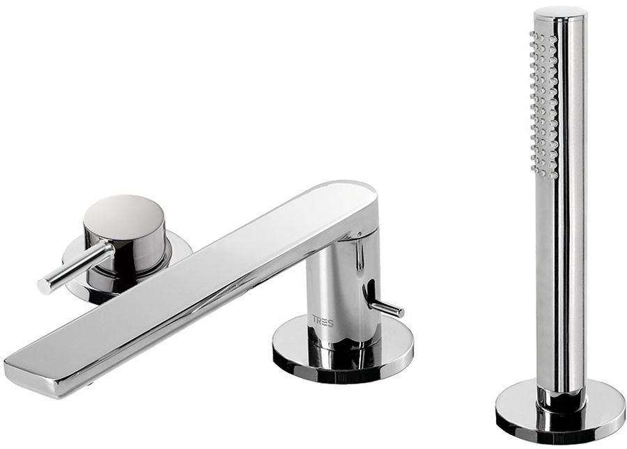 Tres Max-Tres Badewannen- und Duscharmatur awannenmontiert chrom 062.161.03