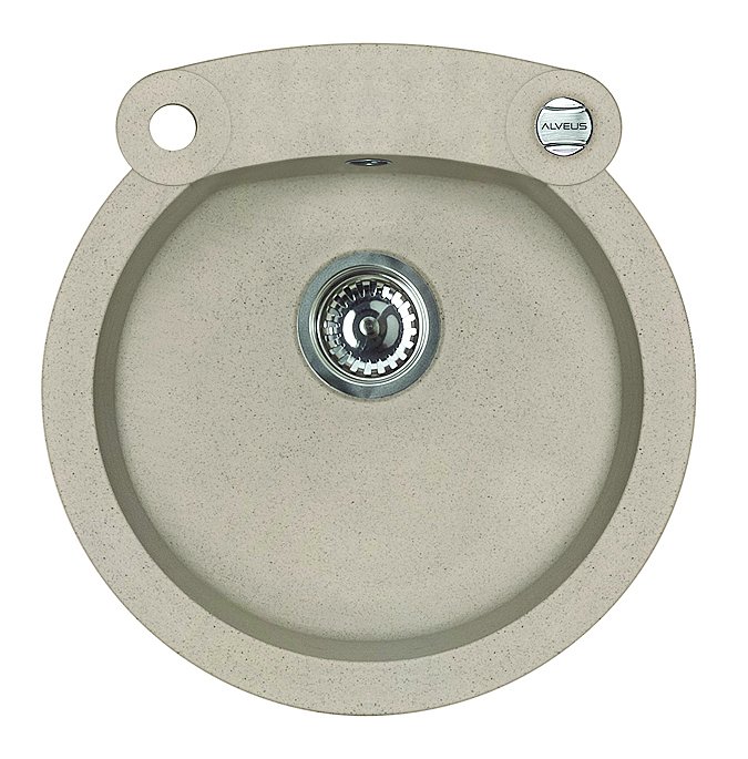 Alveus Rock'n'Roll granitspüle 53x53 cm beige 1211022