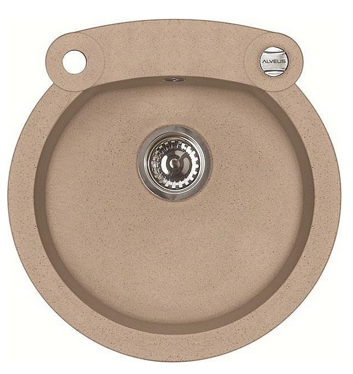 Alveus Rock'n'Roll granitspüle 53x53 cm beige 1211055