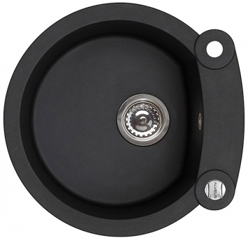 Alveus Rock'n'Roll granitspüle 53x53 cm schwarz 1211091