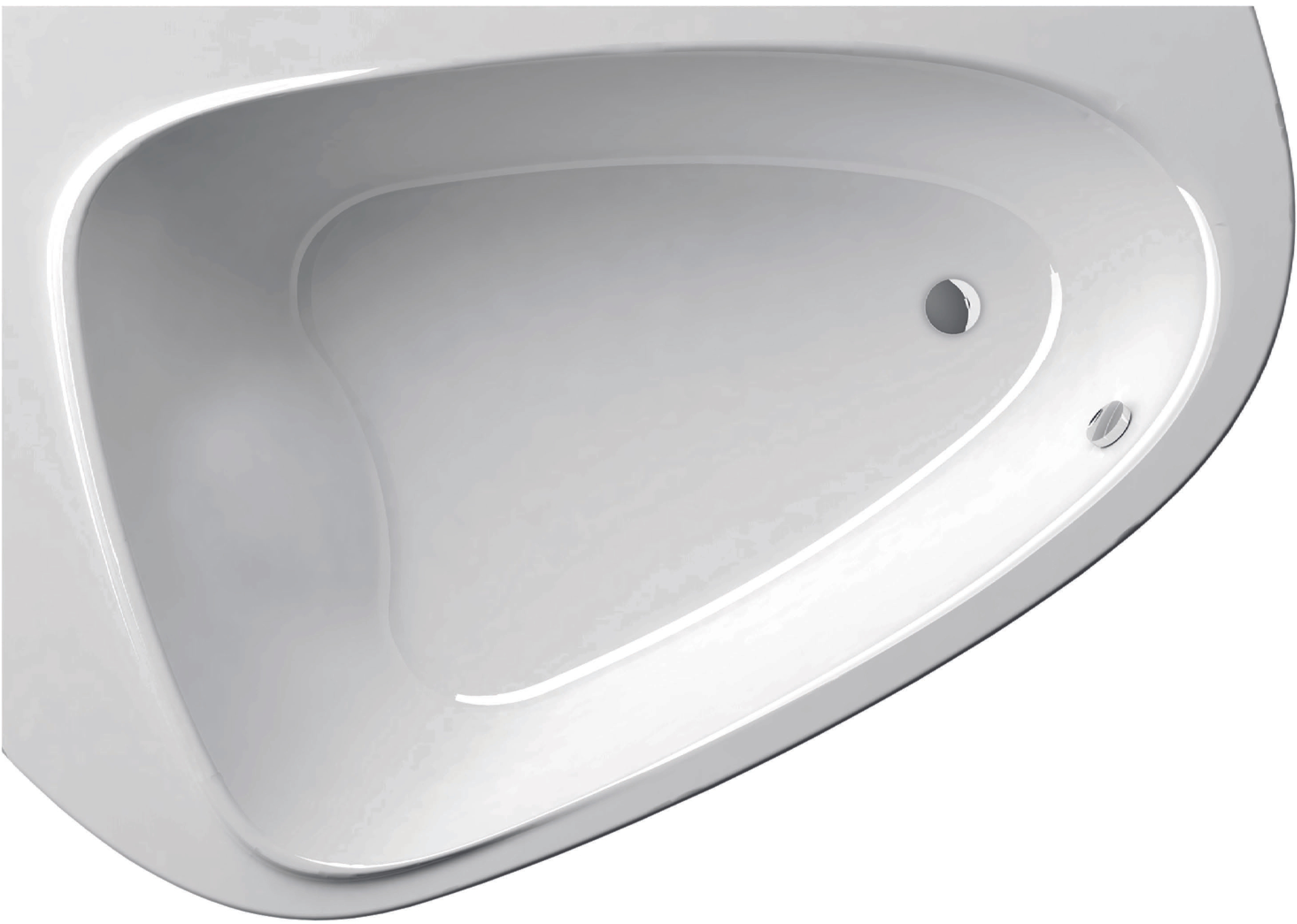 Ravak LoveStory Eckbadewanne 196x113.5 cm linksseitig weiß C751000000
