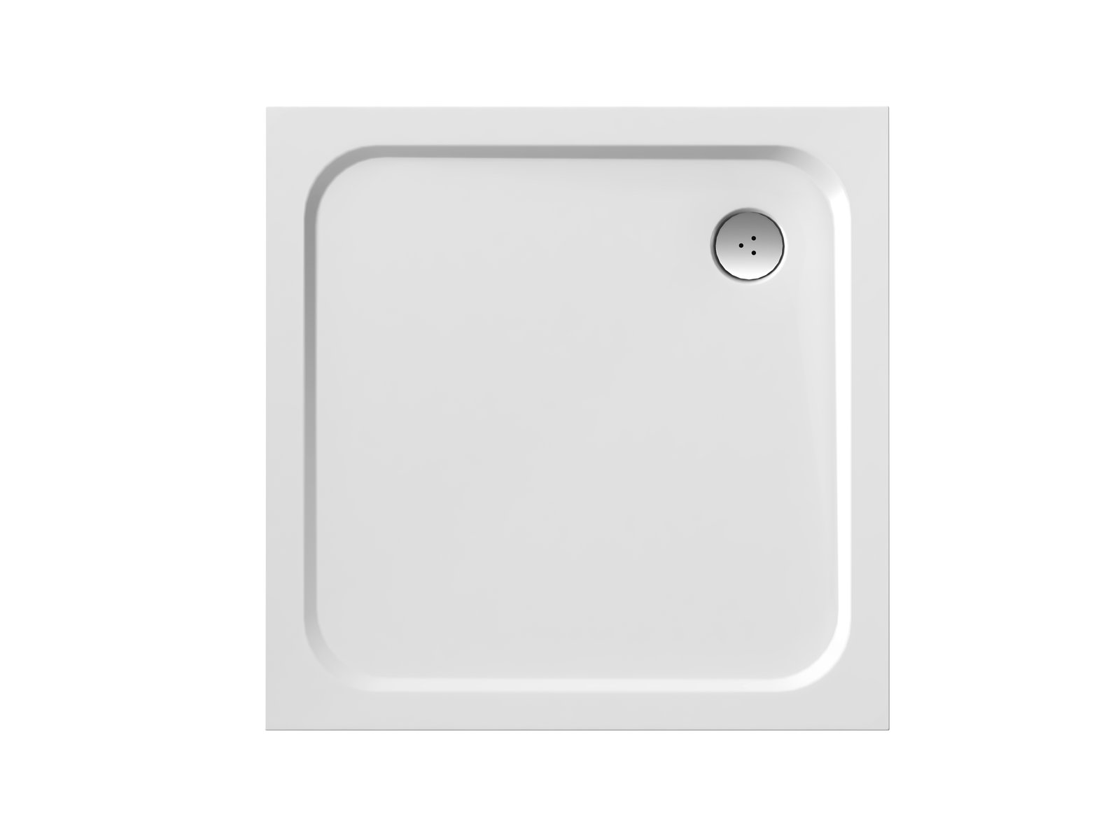 Ravak Perseus Pro Quadratische Duschwanne 90x90 cm weiß XA047701010
