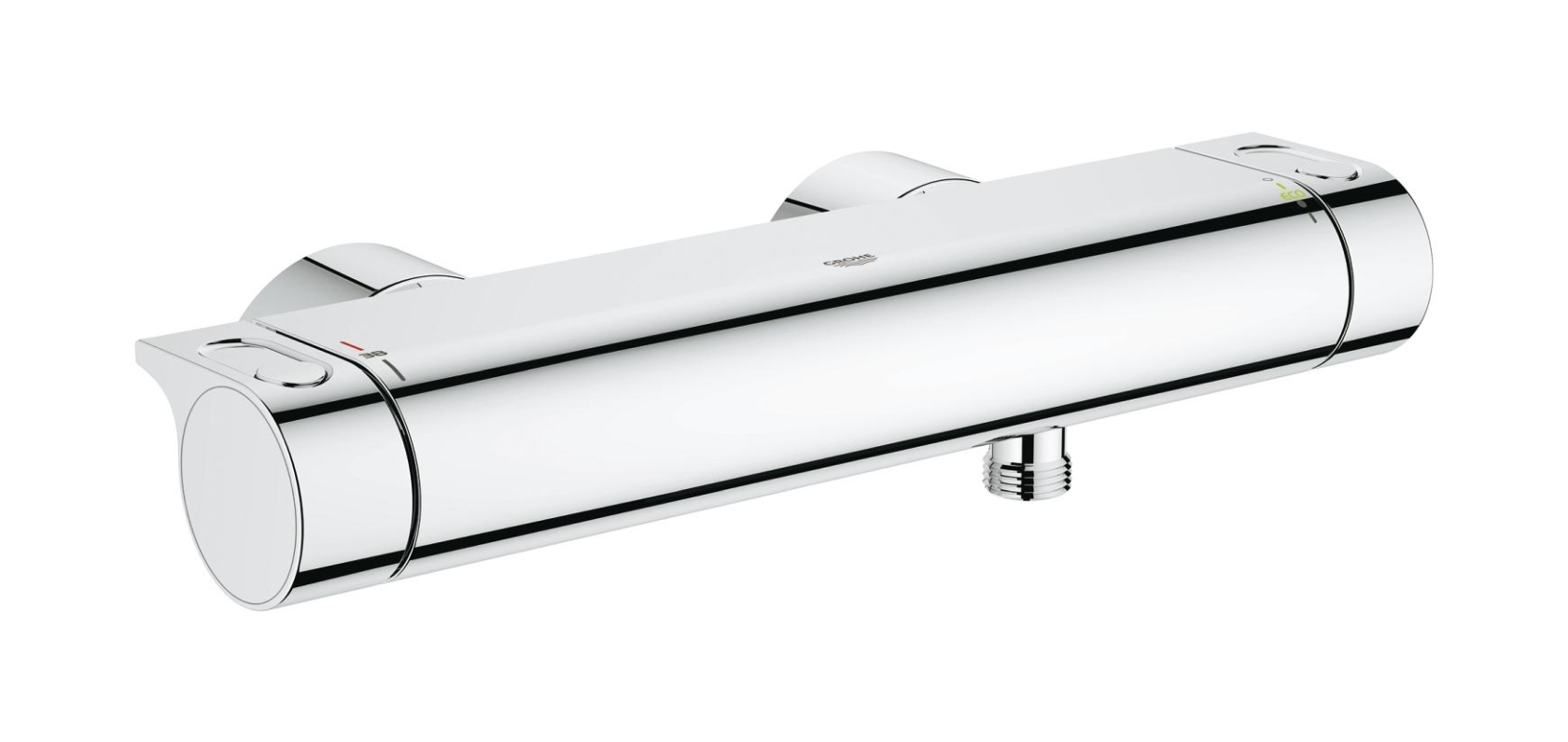 Grohe Grohtherm 2000 Duschbatterie Wandmontage mit Thermostat StarLight Chrome 34169001