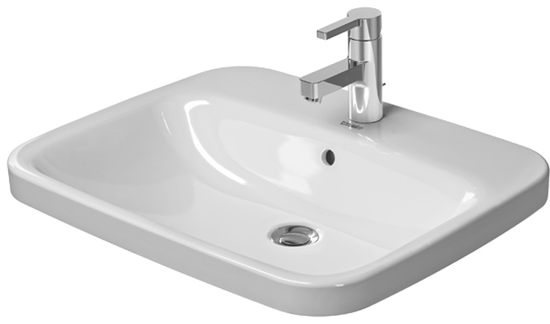 Duravit DuraStyle Waschbecken 61.5x49.5 cm rechteckig Einbauwaschbecken weiß 0374620000