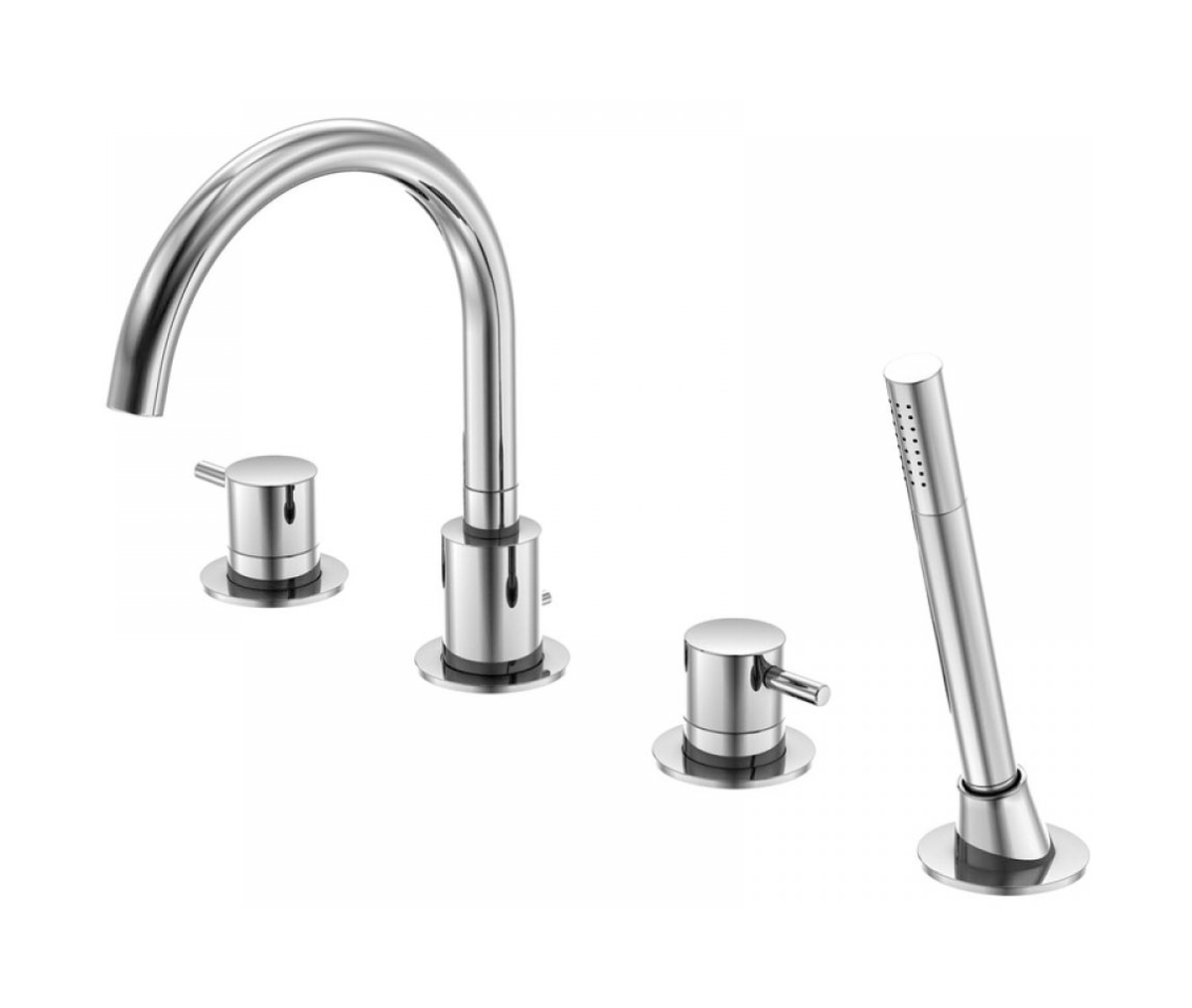 Steinberg 100 Badewannen- und Duscharmatur awannenmontiert chrom 1002400