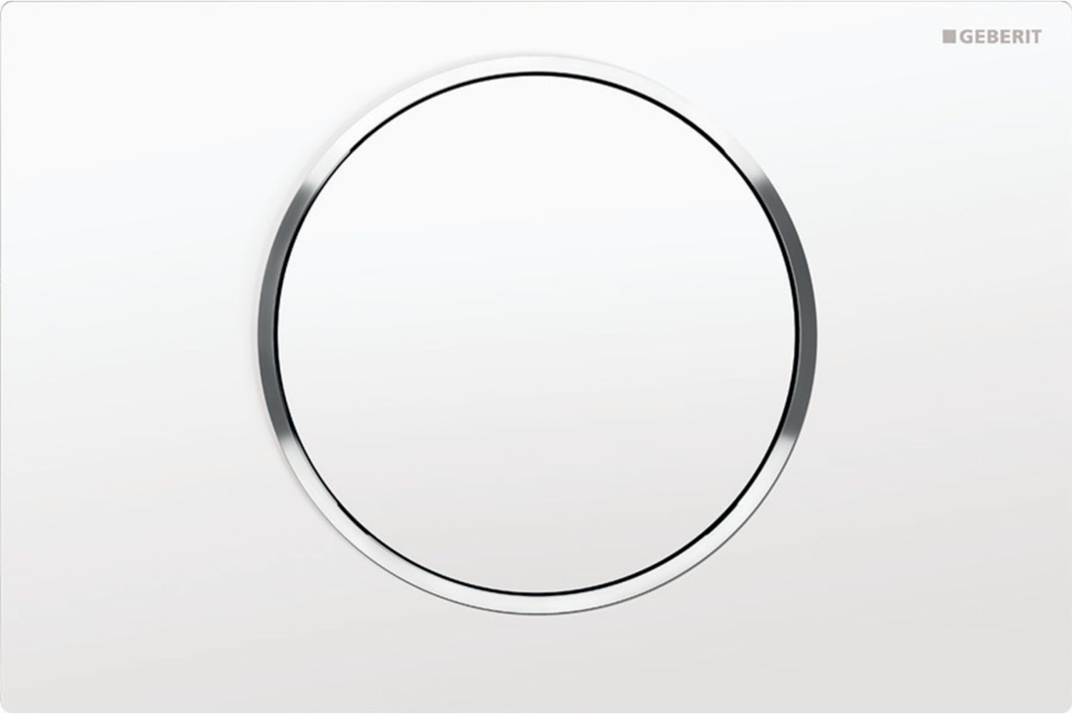 Geberit Sigma Betätigungsplatte für Toilette glänzender Chrom-weiß 115.758.KJ.5