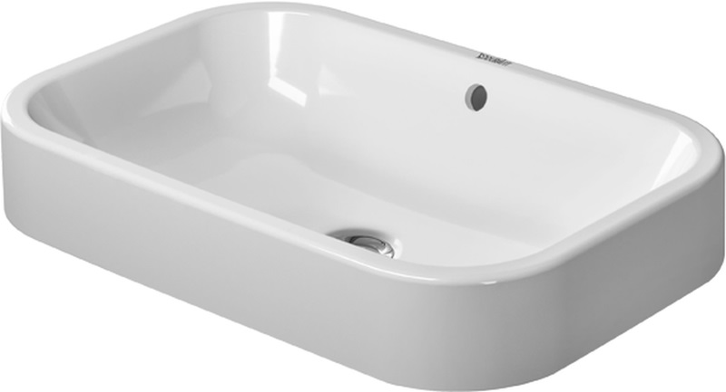Duravit Happy D.2 Waschbecken 60x40 cm rechteckig Aufsatzwaschbecken weiß 2314600000