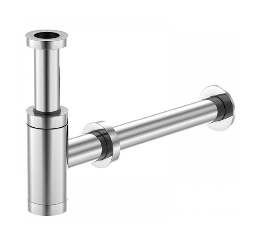 Steinberg 100 Siphon für das Waschbecken flaschen chrom 1001696