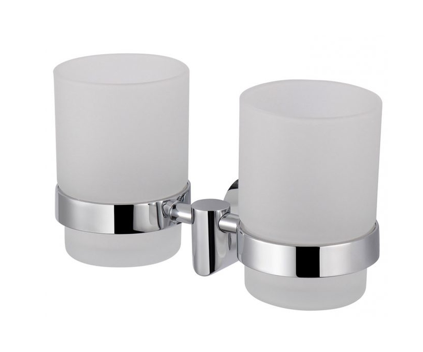 Stella Classic Zahnputzbecher weiß-chrom 07.412