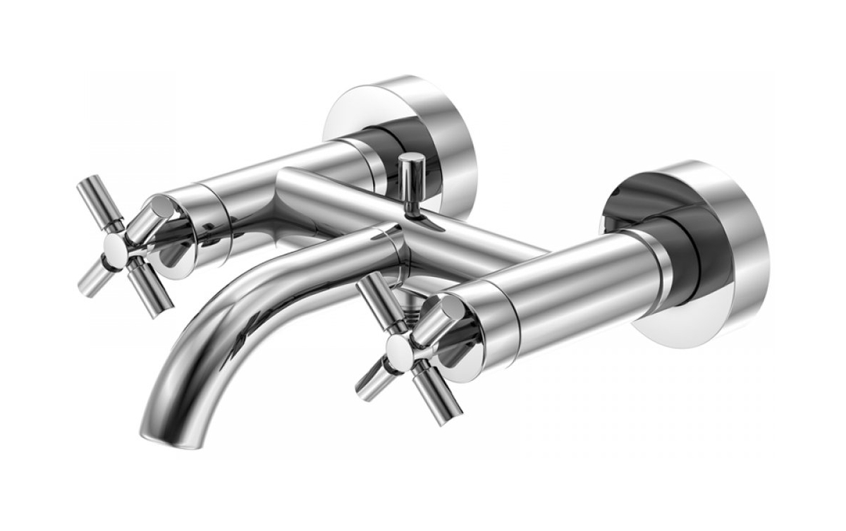 Steinberg 250 Badewannen- und Duscharmatur Wandmontage chrom 2501100