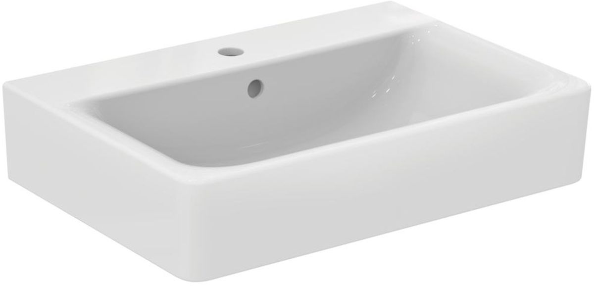 Ideal Standard Connect Waschbecken 65x46 cm rechteckig Klassisch-Möbel weiß E773001