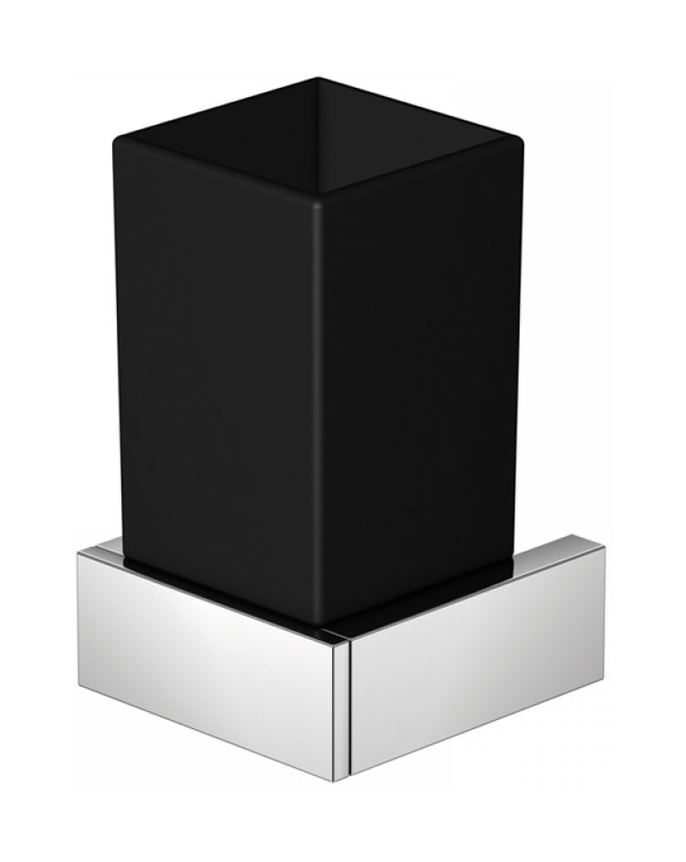 Steinberg 460 Zahnputzbecher schwarz-chrom 4602002