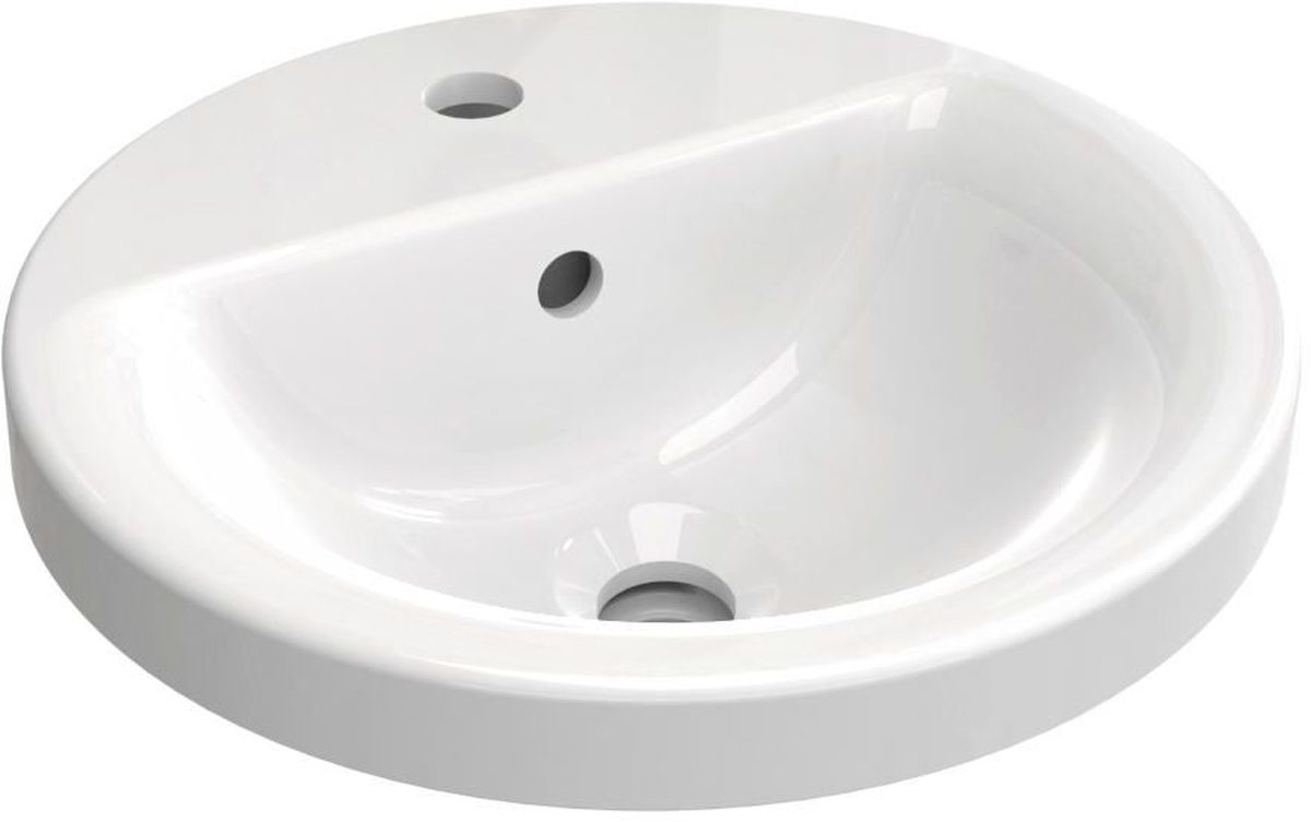 Ideal Standard Connect Waschbecken 38x38 cm rund Einbauwaschbecken weiß E504101