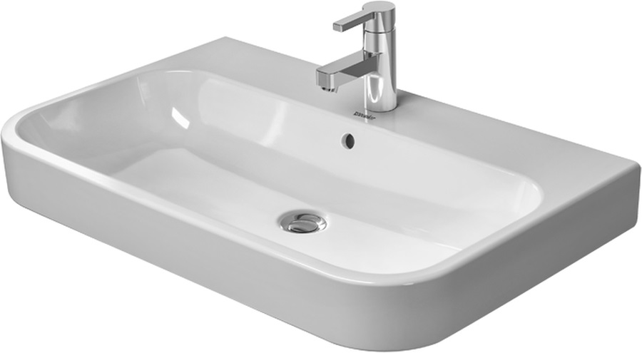 Duravit Happy D.2 Waschbecken 65x50.5 cm rechteckig Möbel weiß 2318650000