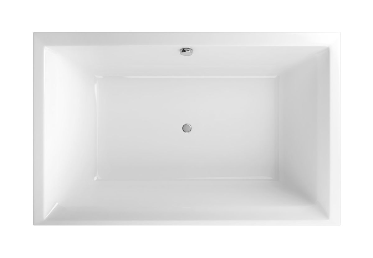 Excellent Crown Lux Rechteckige Badewanne 190x120 cm weiß WAEX.CRO19WH
