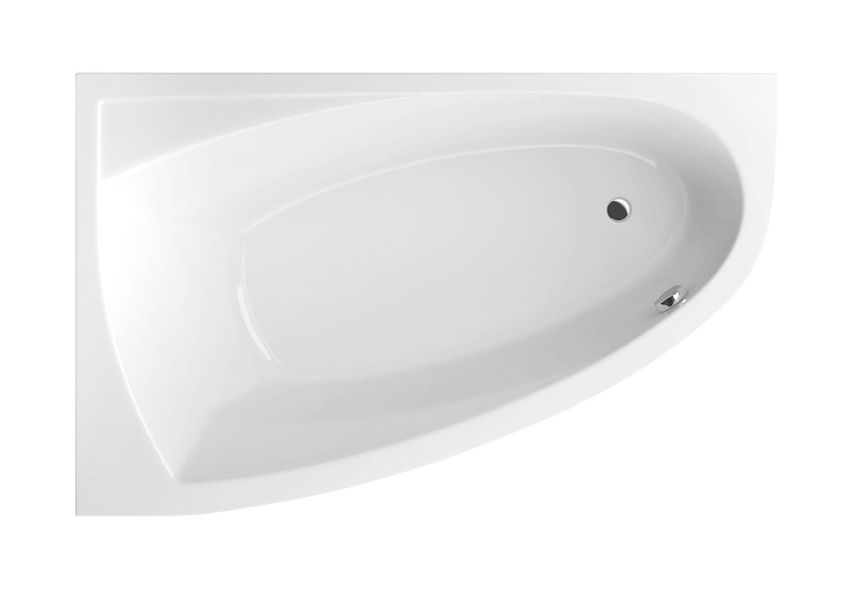 Excellent Aquaria Comfort Eckbadewanne 150x95.5 cm linksseitig weiß WAEX.AQL15WH
