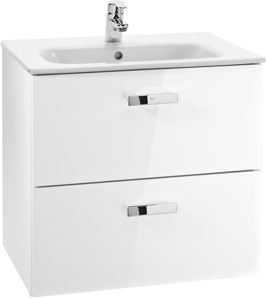 Roca Victoria Waschbecken mit Unterschrank 60 cm weiß A855884806