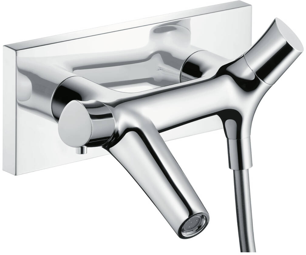 Axor Starck Organic Badewannen- und Duscharmatur Wandmontage mit Thermostat chrom 12410000