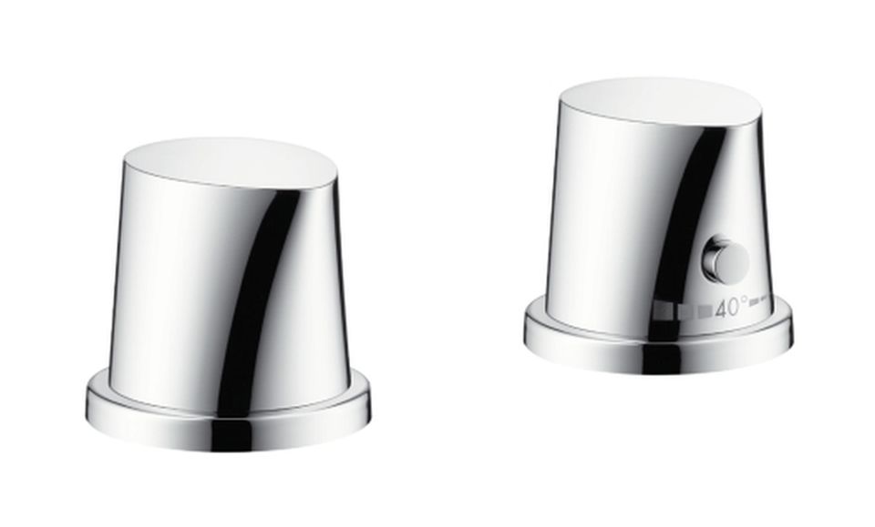 Axor Starck Organic Badewannen- und Duscharmatur awannenmontiert mit Thermostat chrom 12422000