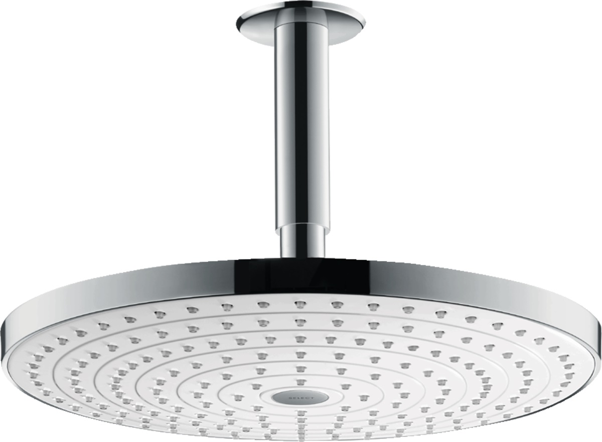 Hansgrohe Raindance Kopfbrause 30x30 cm rund chrom-weiß 27337400