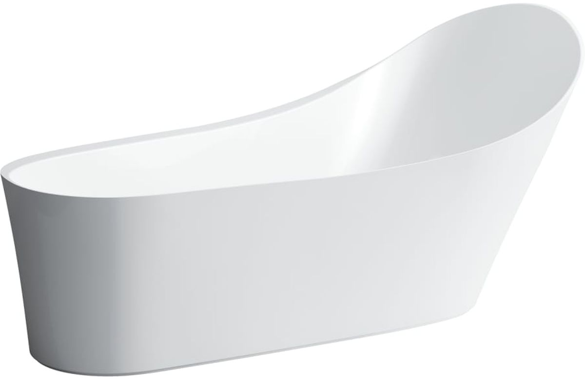 Laufen Palomba Freistehende Badewanne 180x89 cm oval weiß H2-458-0200-00001