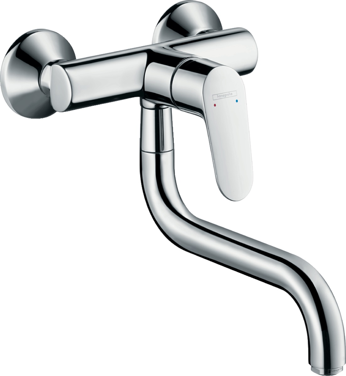 Hansgrohe Focus M41 Küchenarmatur Wandmontage chrom 31825000