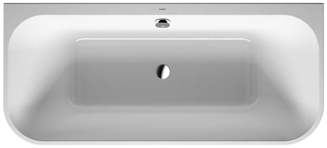 Duravit Happy D.2 Wandmontierte Badewanne 180x80 cm rechteckig weiß 700318000000000