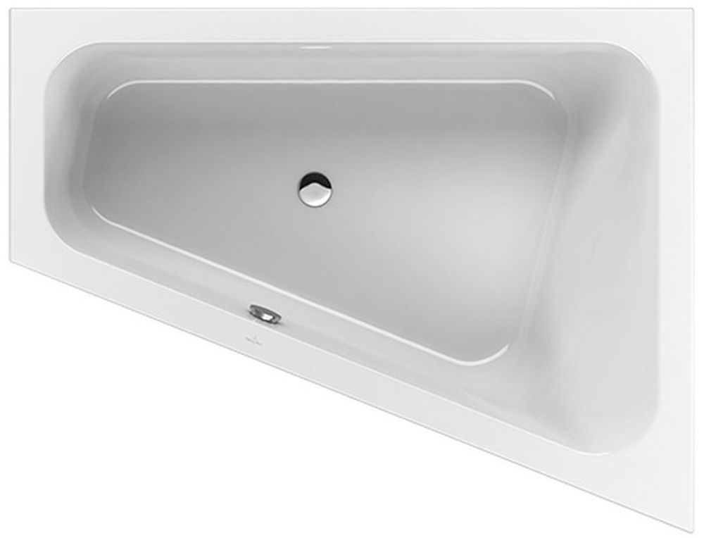 Villeroy & Boch Loop & Friends Eckbadewanne 175x135 cm rechtsseitig weiß UBA175LFS9REV-01