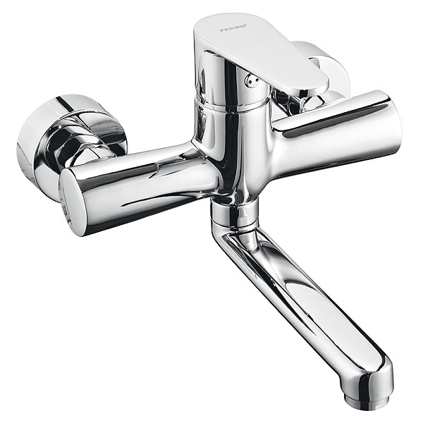 Ferro Algeo waschbeckenhahn Wand chrom BAG3