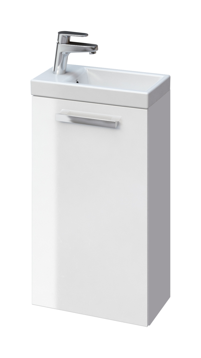 Cersanit Melar Kabinett 39x20x66 cm Unterschrank hängend weiß S614-008