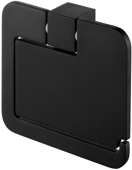 BISK Futura black Klopapierhalterung schwarz 02961