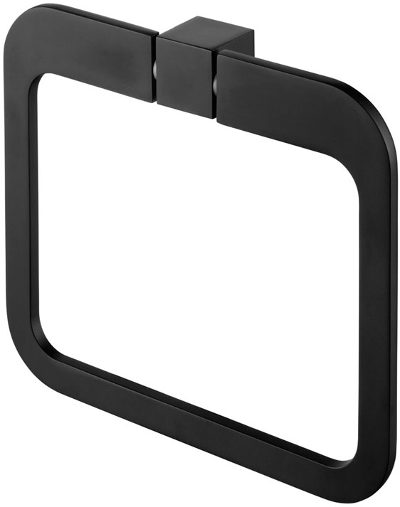 BISK Futura black Handtuchhalter schwarz 02969