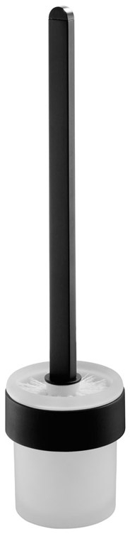 BISK Futura black Klobürste verschraubt glas-schwarz 02958
