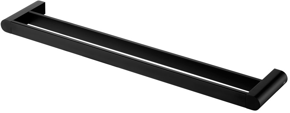 BISK Futura black Handtuchhalter schwarz 02967