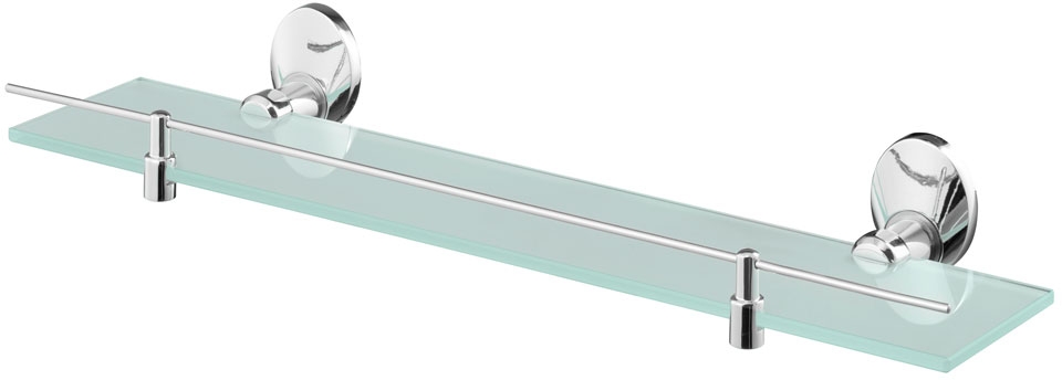 BISK Emotion Regal 50 cm weiß-chrom 03102