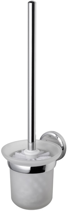 BISK Seduction Klobürste aufklebbar chrom-glas 03583