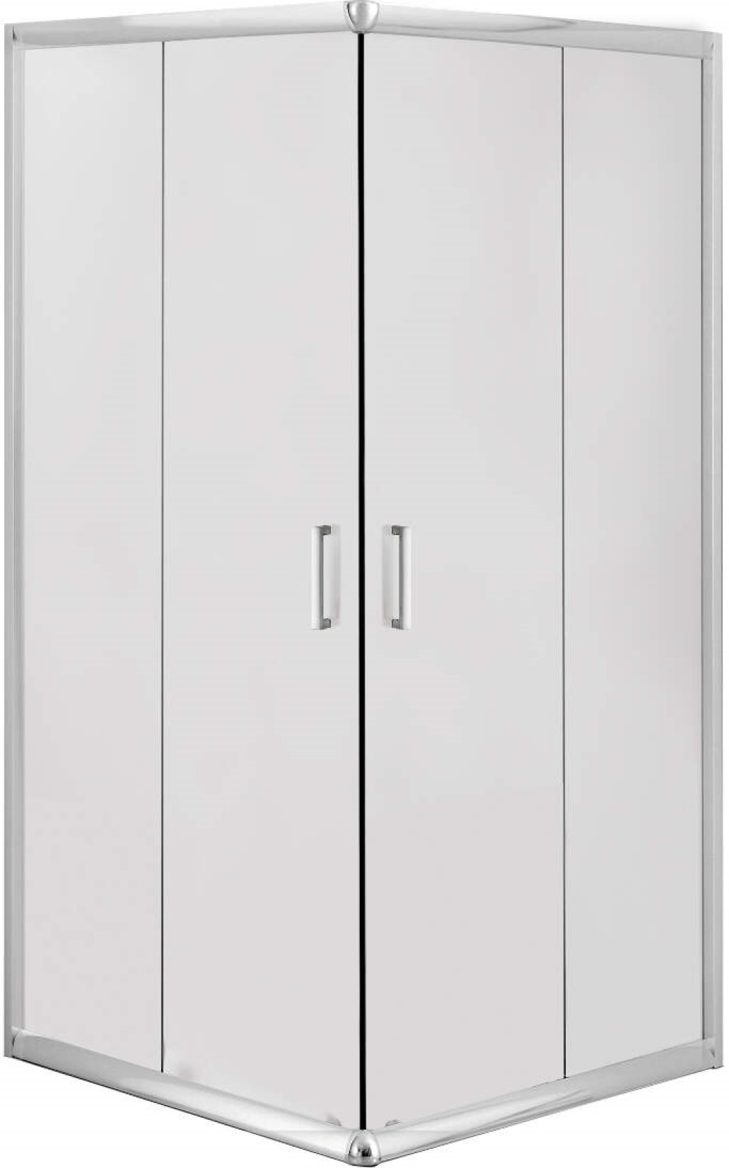 Deante Funkia Dusche 80x80 cm quadratisch chrom Glanz/Mattglas KYC_642K