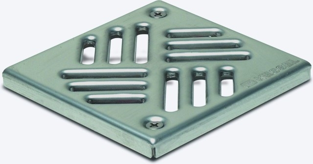 Kessel Duschrinne 13.8 cm stahl 27155