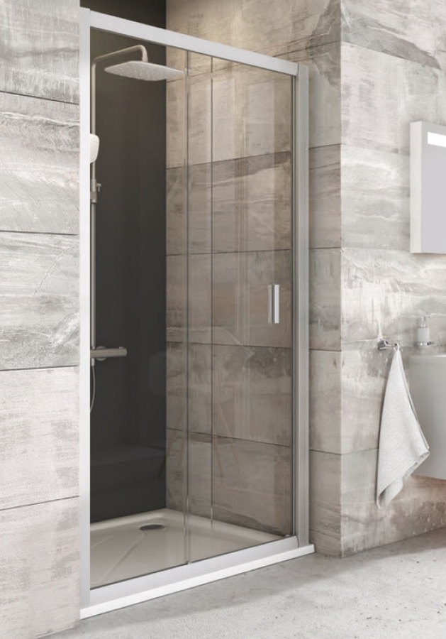 Ravak Blix Duschtüren 110 cm Schiebe- satin Matte/Glas mit Muster 0PVD0U00ZG