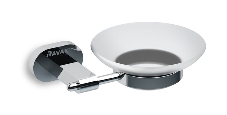 Ravak Chrome Seifenschale Wand chrom-weiß X07P187