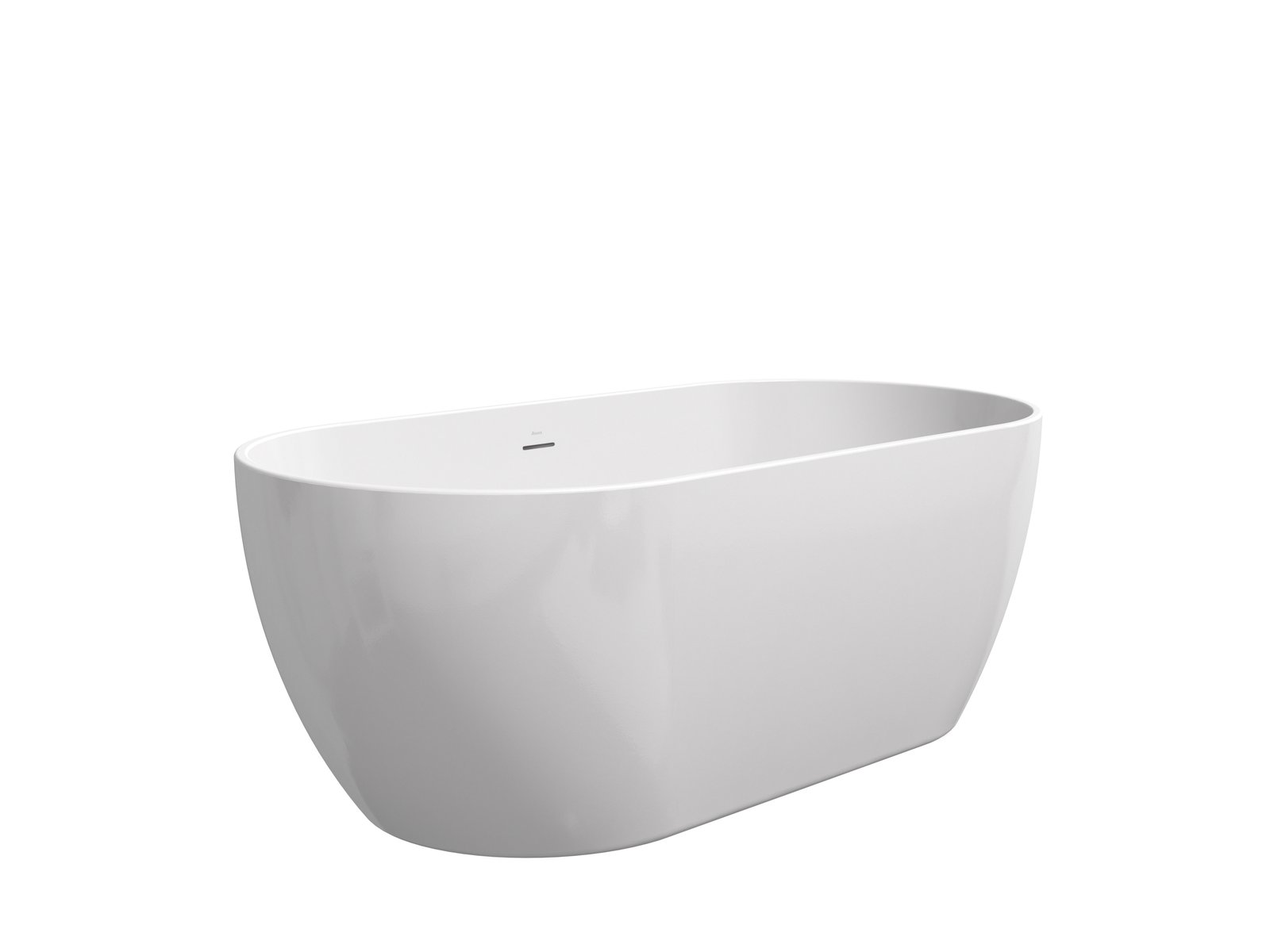 Ravak Freedom Freistehende Badewanne 169x80 cm oval weiß XC00100020