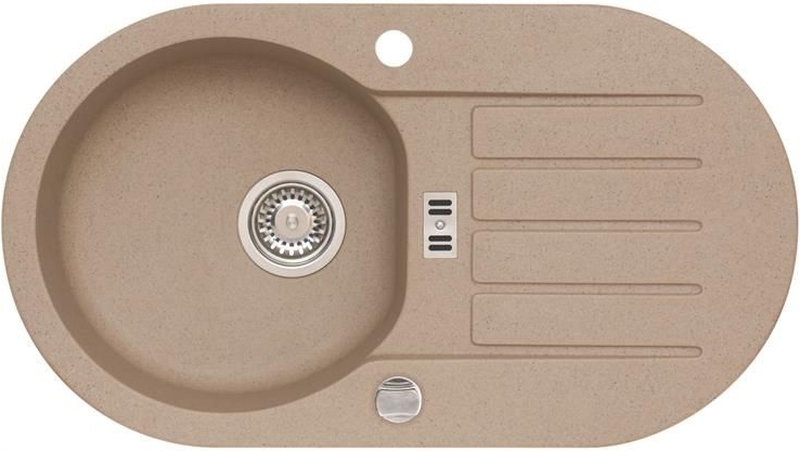 Alveus Niagara granitspüle 77.5x43.5 cm beige 1124055