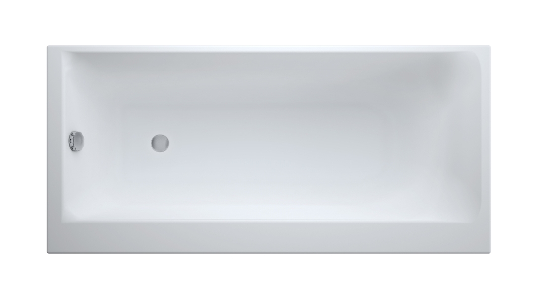 Cersanit Smart Rechteckige Badewanne 160x80 cm weiß S301-118