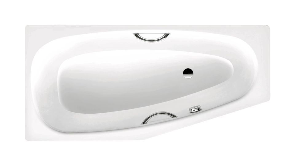 Kaldewei Mini Star Eckbadewanne 157x70 cm rechtsseitig weiß 224500013001