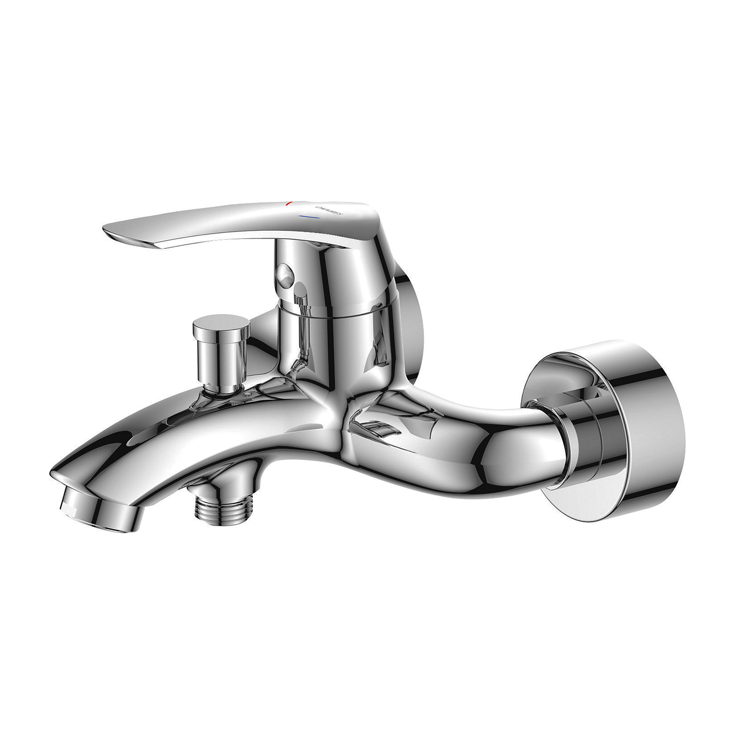 Omnires Yukon Badewannen- und Duscharmatur Wandmontage chrom YK3330CR