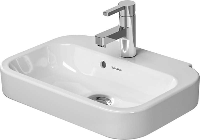 Duravit Happy D.2 Waschbecken 50x36 cm rechteckig Klassisch weiß 0709500000