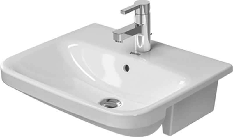 Duravit DuraStyle Waschbecken 55x45.5 cm halbrund weiß 0375550000